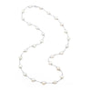 Sterling Silver, 12-13 mm Cultured White Freshwater Pearl Necklace – Timeless Elegance