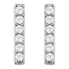 14K Yellow 1/10 CTW Natural Diamond Bar Earrings