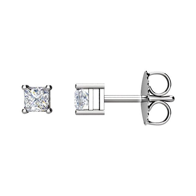 14K Gold Natural Diamond Earrings - Options Available
