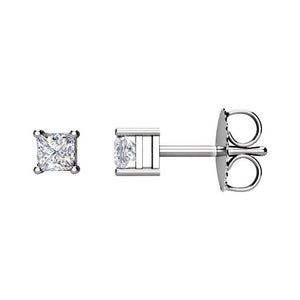 14K Gold Natural Diamond Earrings - Options Available