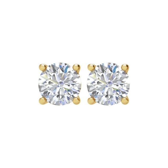 14K White Gold Diamond Stud Earrings â€“ 1/5 CTW Sparkle