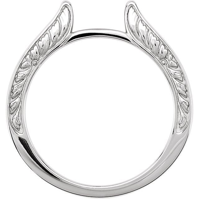 14K Gold Sculptural Peg Shank Ring