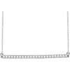 14K Yellow 1/6 CTW Natural Diamond Bar 16-18