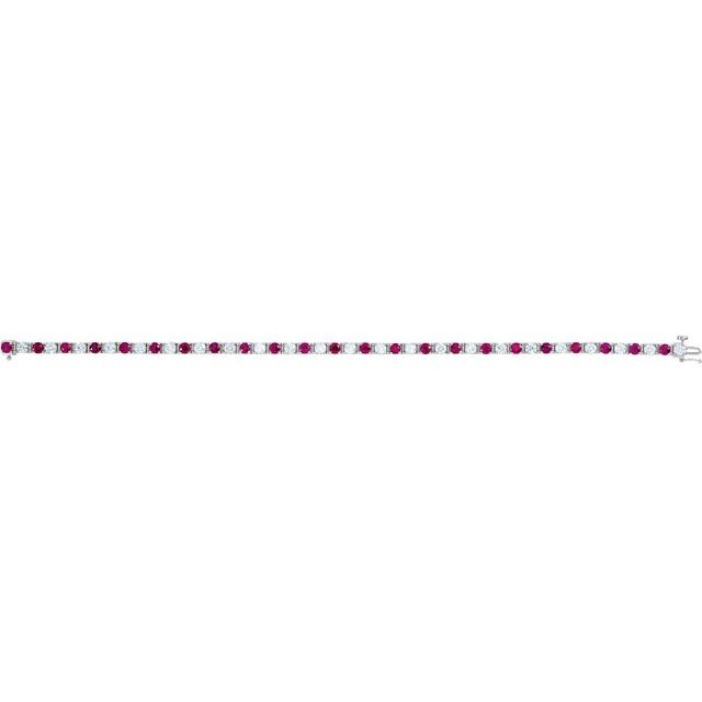 14K Gold Line Bracelet - Options Available