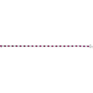 14K Gold Line Bracelet - Options Available
