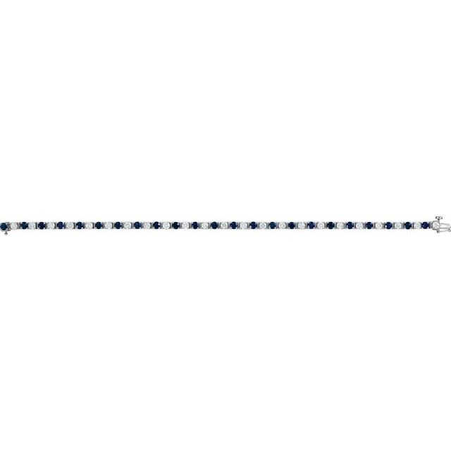 14K Gold Line Bracelet - Options Available