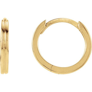 14K Gold Hoop Earrings - Options Available