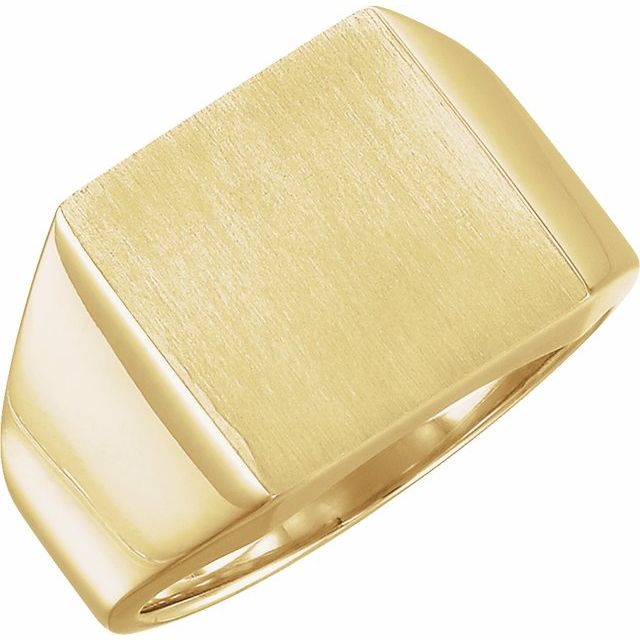 Sterling Silver Signet Ring - Options Available