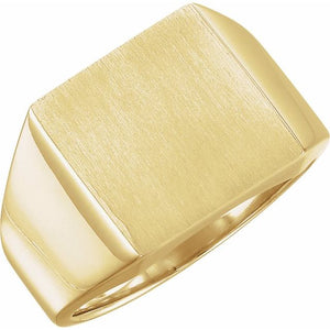 Sterling Silver Signet Ring - Options Available