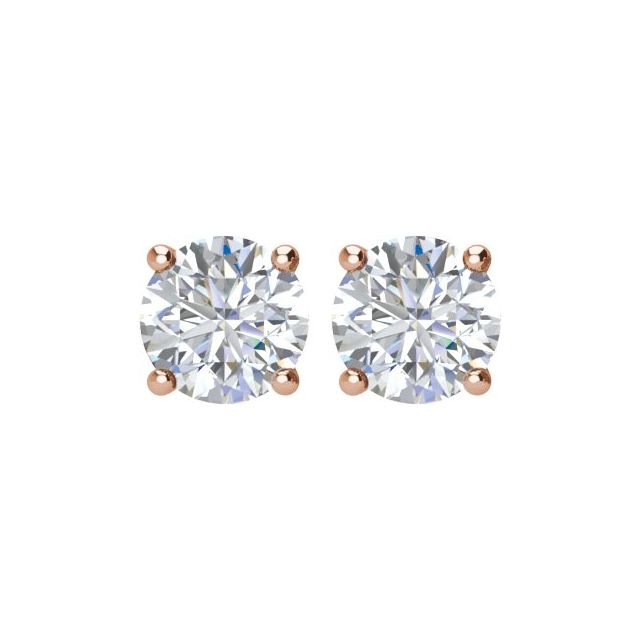 14K White Gold Diamond Stud Earrings â€“ 1/5 CTW Sparkle