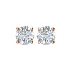 14K White 3mm 1/5 CTW Natural Diamond Stud Earrings