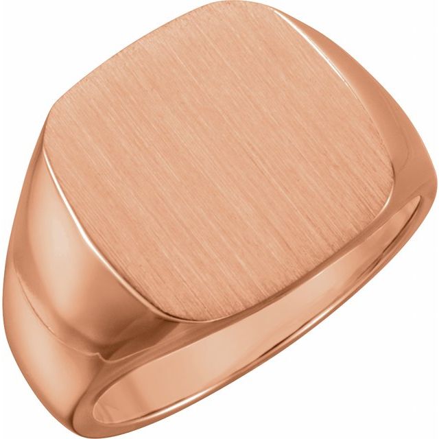 14K Gold Signet Ring