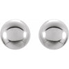 14K Yellow Gold 3 mm Ball Stud Earrings - Timeless Elegance