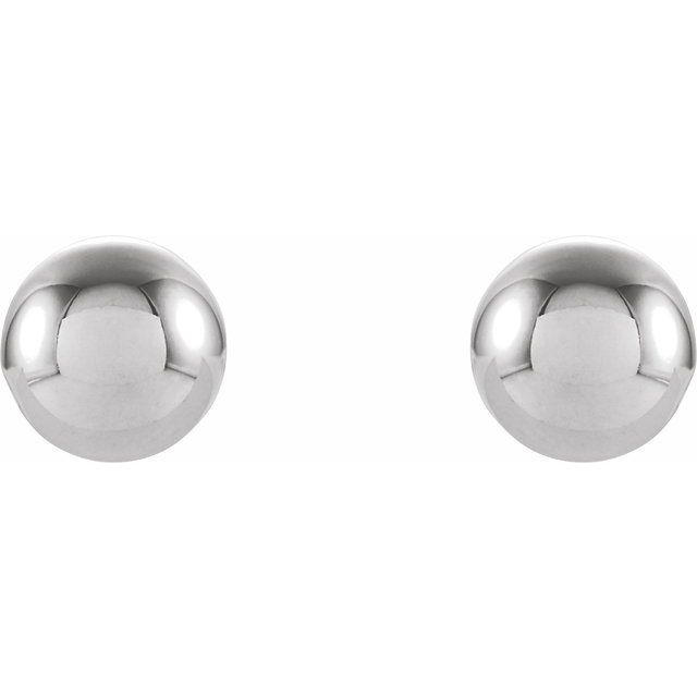 14K Yellow 3 mm Ball Stud Earrings