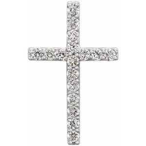 14K Gold Petite Cross Pendant