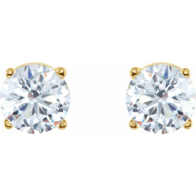 14K White Gold Diamond Stud Earrings â€“ 1/5 CTW Sparkle