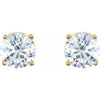 14K White 3mm 1/5 CTW Natural Diamond Stud Earrings