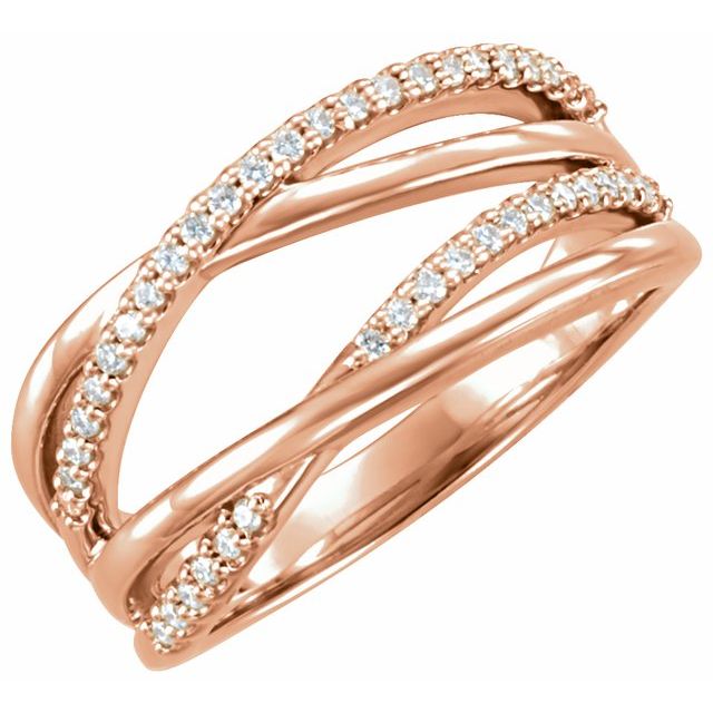 14K Gold Natural Diamond Ring