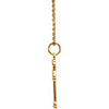 14K Yellow Cross Pendant