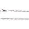 Sterling Silver 1.8 mm Wheat Chain Bracelet - Elegant Polished Design