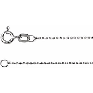 Diamond-Cut Bead Chain Bracelet in 14K Gold