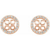 14K Yellow 6 mm ID 1/6 CTW Natural Diamond Earring Jackets