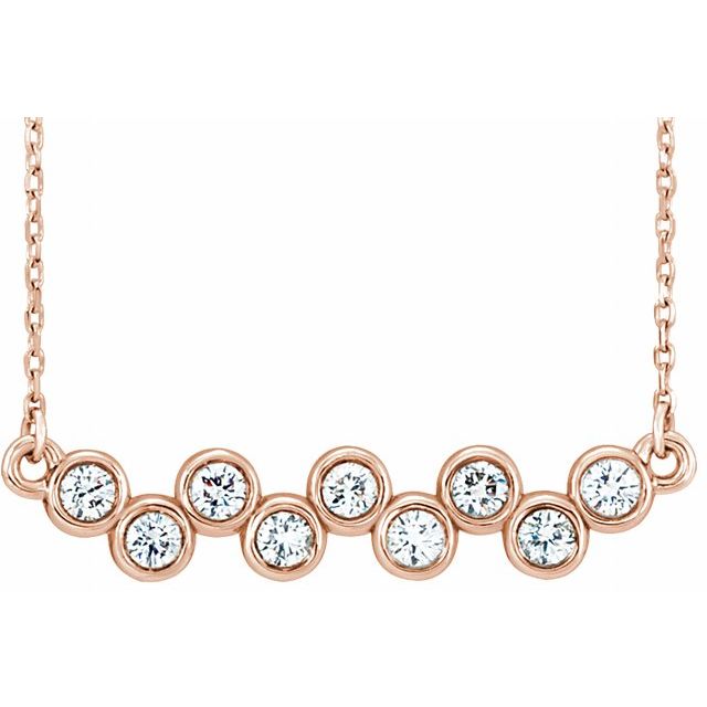 14K Gold Natural Aquamarine Necklace - Options Available