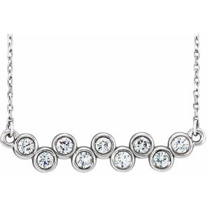 14K Gold Natural Aquamarine Necklace - Options Available