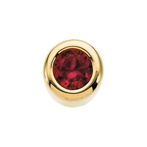 Imitation Garnet Birthstone Pendant