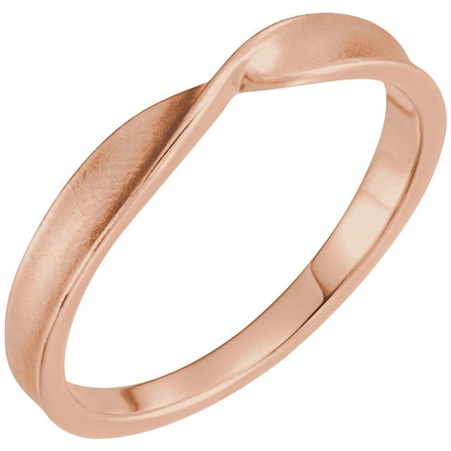 14K Gold Twisted Stackable Ring