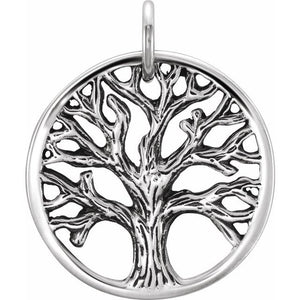 Sterling Silver Tree Of Life Charm/Pendant