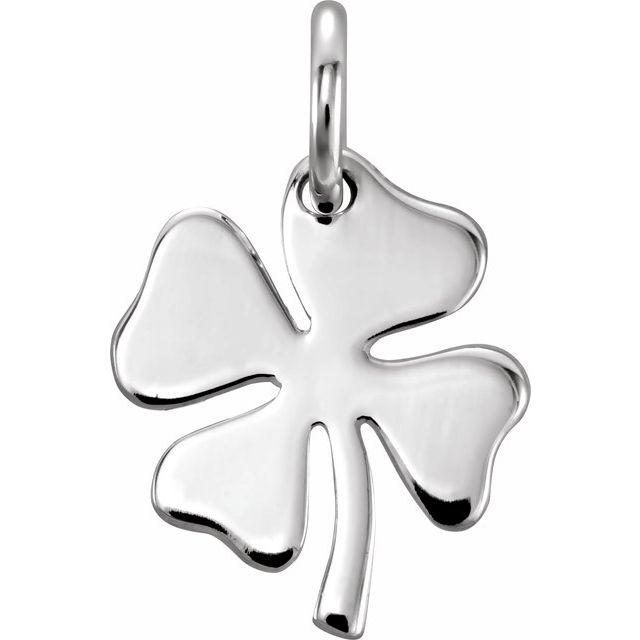 Sterling Silver Four Leaf Clover Charm/Pendant