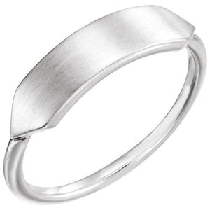 14K Gold Signet Ring - Options Available