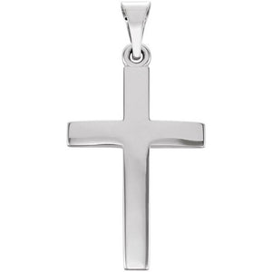Cross Pendant Crafted in 14K Gold, 18K Gold & Platinum