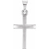 14K Yellow Gold 17x11.5 mm Elegant Cross Pendant