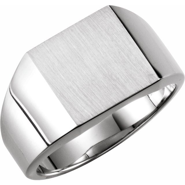 Sterling Silver Signet Ring - Options Available