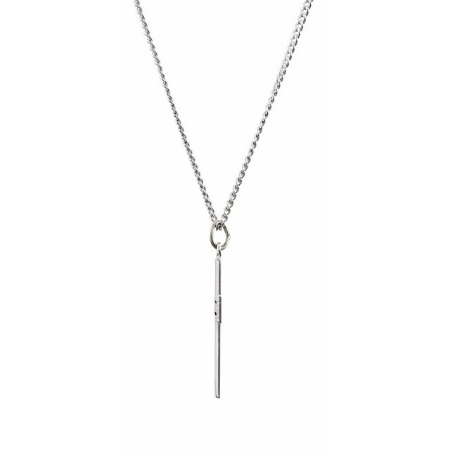 Sterling Silver Cross 24" Necklace