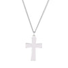 Sterling Silver 20x30 mm Cross Pendant 24