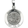 Sterling Silver 25  mm St. Michael Medal