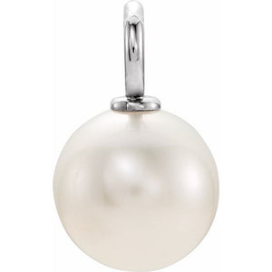 Pendant Mounting For Pearl | 14K Gold, 18K Gold & Silver | Unset | 13.2 X 6 Mm | Polished