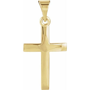 14K Gold Cross Pendant