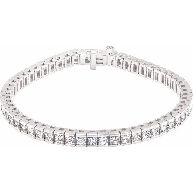 18K White Gold Natural Diamond Bracelet - Options Available