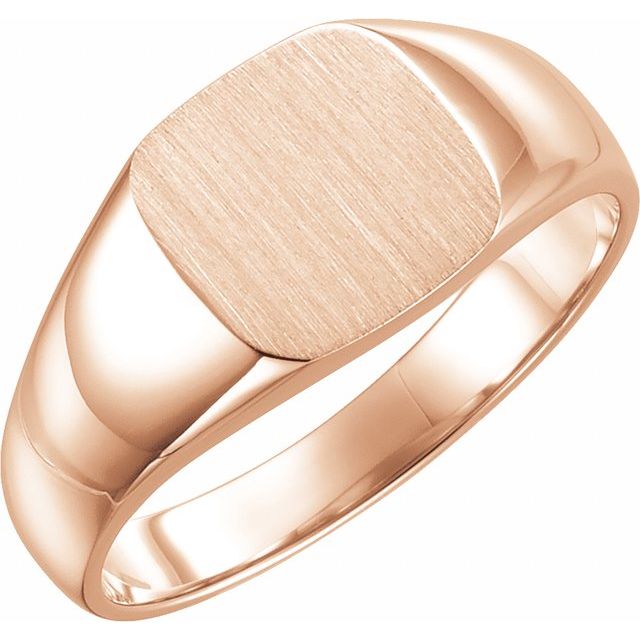 14K Gold Signet Ring