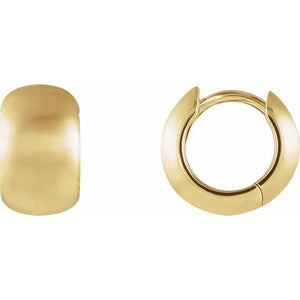 14K Gold Hinged Earrings