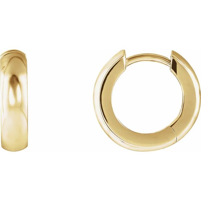 14K Gold Hinged Earrings - Options Available