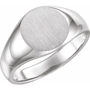 14K Gold Signet Ring