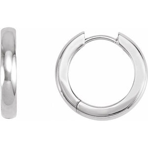 Hinged Earring | 14K Gold, Silver & Platinum | 8–17.5 Mm × 2.3–3 Mm | Hinged
