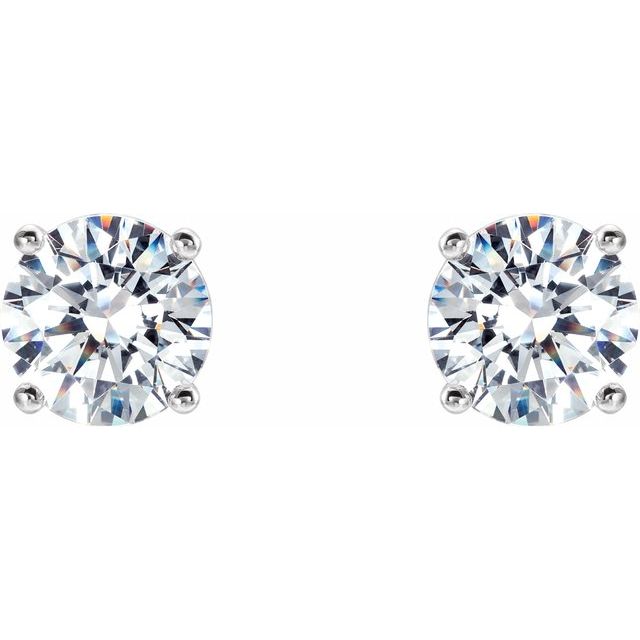 14K Yellow 1/5 CTW Lab-Grown Diamond 4-Prong Stud Earrings