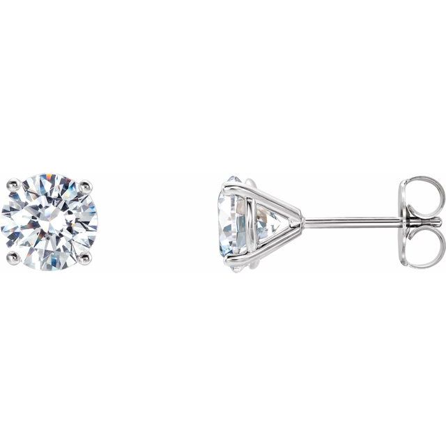 14K Yellow 1/5 CTW Lab-Grown Diamond 4-Prong Stud Earrings