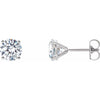 14K Yellow Gold 1/5 CTW Lab-Grown Diamond 4-Prong Stud Earrings